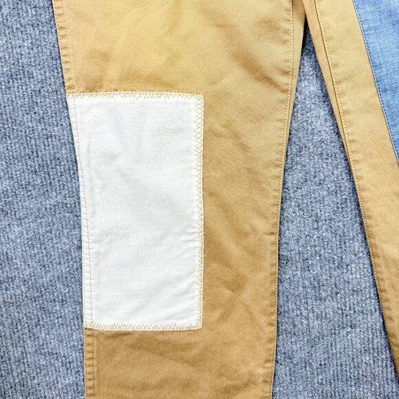 J.Crew Womens Patchwork Vintage Straight Chino Pants Size 25 NEW - Picture 2 of 14